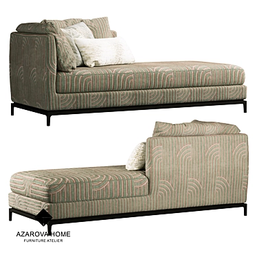 Azarova Home Carlton Sofa 3D model image 1 