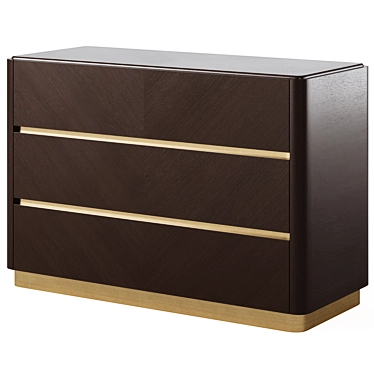  Sleek Sloane Dresser by Hamilton Conte 3D model image 1 