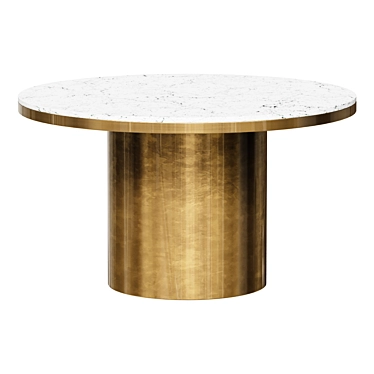 Modern Alisin Marble Dining Table 3D model image 1 