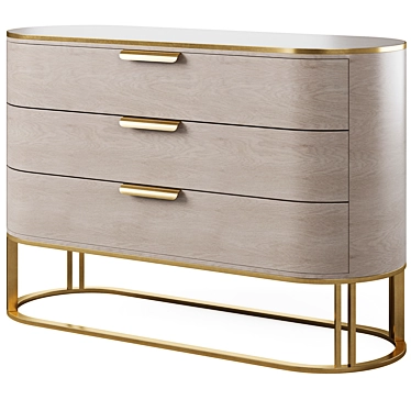 Dallas Chest Drawers Frato Furniture 3D model image 1 