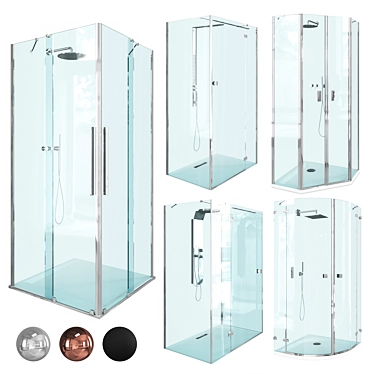 Radaway Shower Enclosure Collection 3D model image 1 