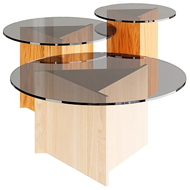 Monitillo MAESTRO Side Table 3D model image 1 