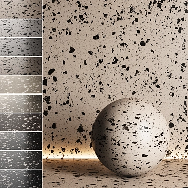 Seamless Terrazzo Marble Texture Pack 3D model image 1 