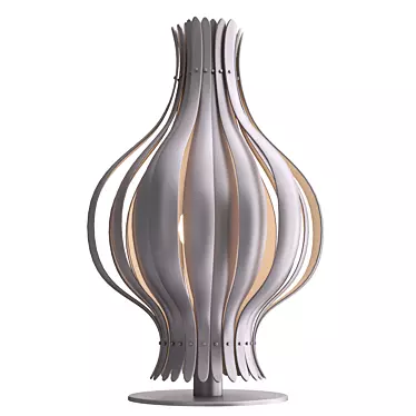 Designer Table Lamp Onion 3D model image 1 