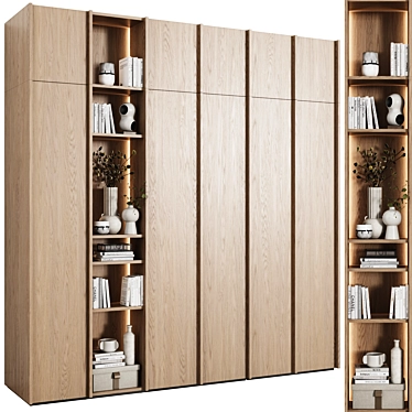 Modern Modular Wardrobes 75 3D model image 1 