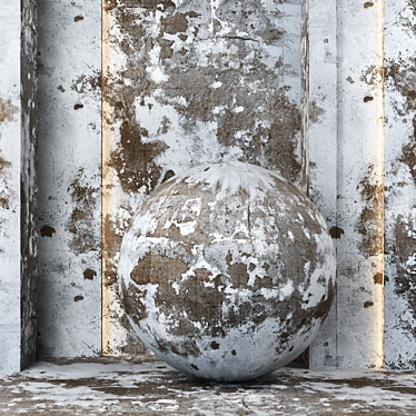 Concrete Seamless 4k Tileable PBR 3D model image 1 