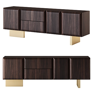  Modern Elegance Sideboard, Italian Design 3D model image 1 