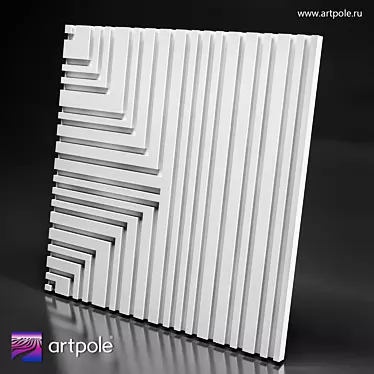 BARCODE 3 Gypsum 3D Panel 3D model image 1 