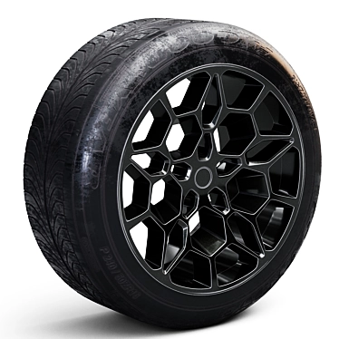 Sleek Forged Wheels 3D Model 3D model image 1 