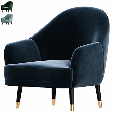 Cozy Laskasas 2013 Sofa Grey 3D model image 1 