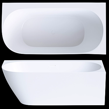 Salini Sofia Corner Bathtub 170 3D model image 1 