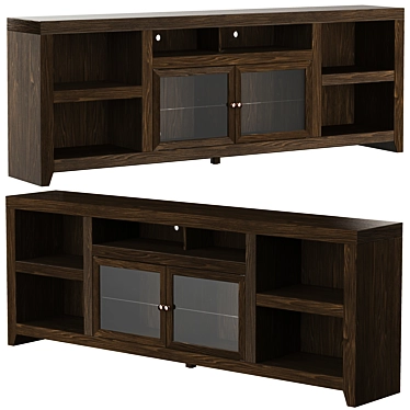 Modern Skyline TV Stand Console 3D model image 1 