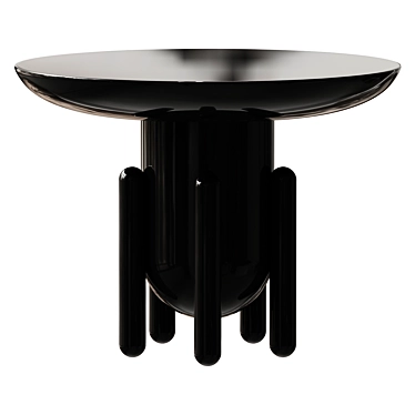 Explorer 2 Dark Grey Side Table 3D model image 1 