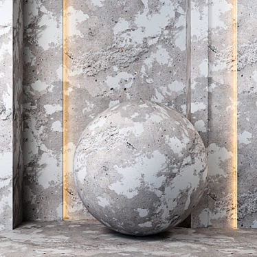 Concrete Seamless 4k PBR Textures 3D model image 1 