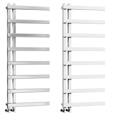 Stylish Heated Towel Rail 3D model image 1 