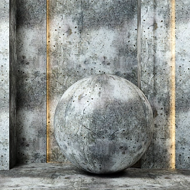 Concrete Wall & Floor Textures - PBR 3D model image 1 