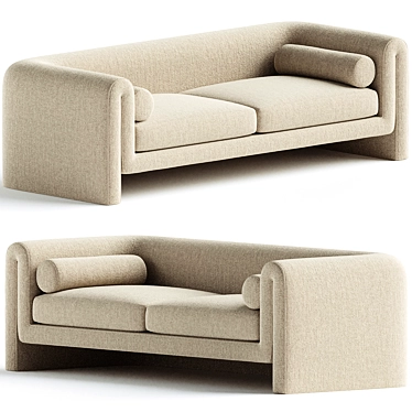 Modern Elegance JUDO SOFA 3D model image 1 