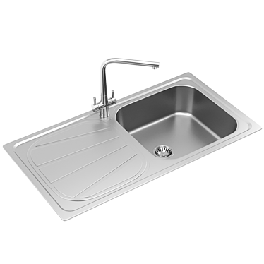 RANGEMASTER Baltimore Stainless Steel Sink 3D model image 1 