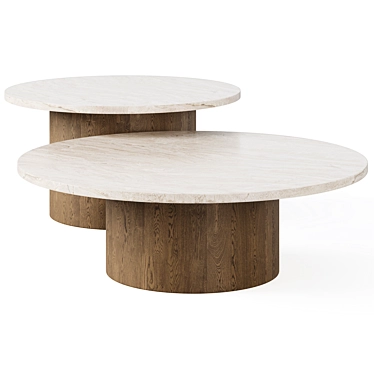 Contemporary Hatvild Coffee Tables 3D model image 1 