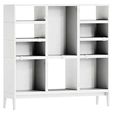 Modular Storage System, 4 Configurations 3D model image 1 