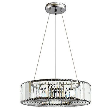 Modern Crystal Pendant Light 3D model image 1 