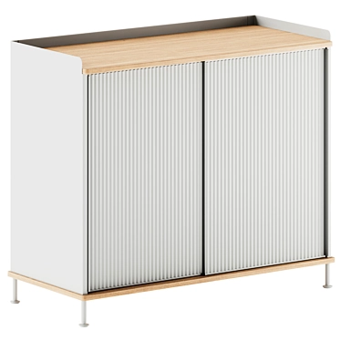 Muuto Enfold Sideboard Storage Cabinet 3D model image 1 