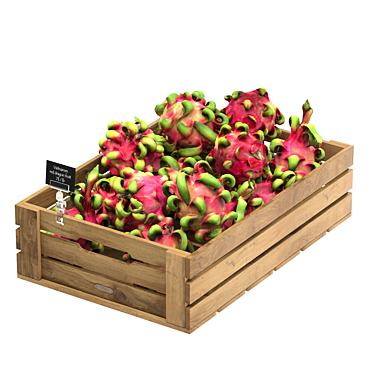 Dragon Fruit 3D Model Kit 3D model image 1 