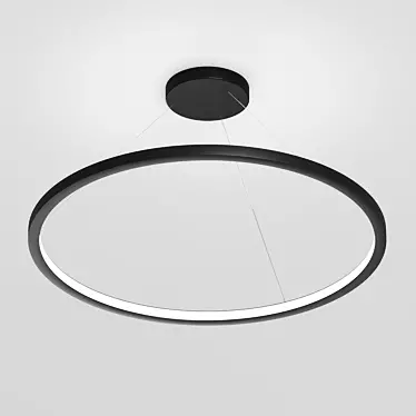 Modern LED Ring Pendant Light 3D model image 1 