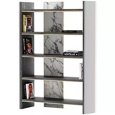  Luxxu Algerone Bookcase: Elegant Design 3D model image 1 