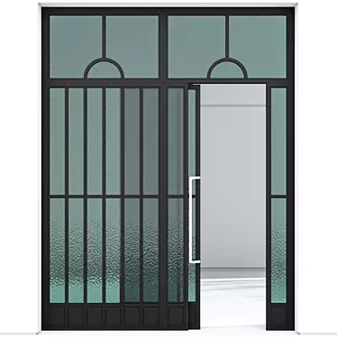 Corona Aluminium Door 3D Model 3D model image 1 