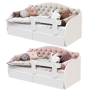 Versatile Vali Toddler Sofa Bed 3D model image 1 