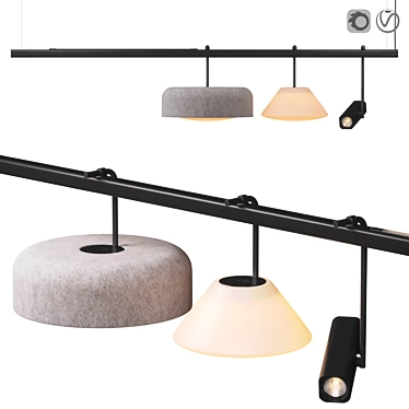 Modern RBW Highline Lighting Collection 3D model image 1 