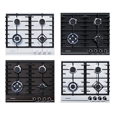 Gefest Metal Cooking Surfaces 3D model image 1 