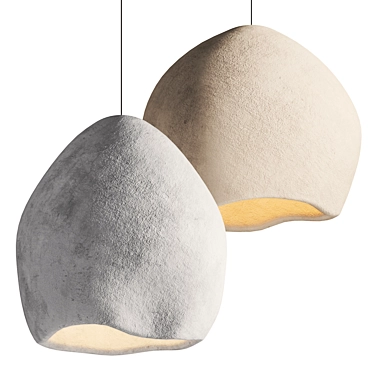 Vakkerlight Crete Concrete Pendant Light 3D model image 1 