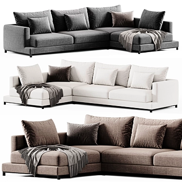 Eichholtz Burbury Lounge Sofa 3D model image 1 