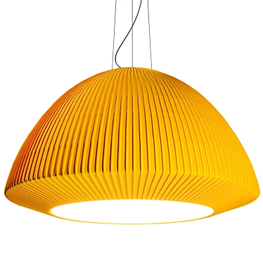 Cozy Woolen Pendant Light 3D model image 1 