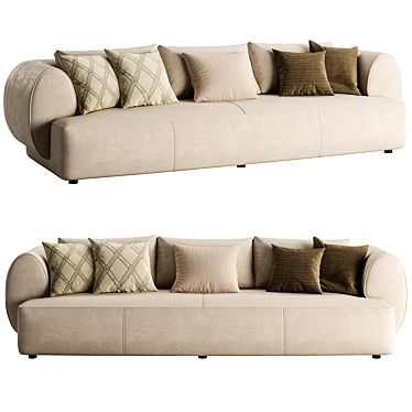 Sicis Botero 3 Seater Sofa 3D model image 1 