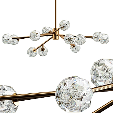 Crystal Chandelier in 3D 48 3D model image 1 