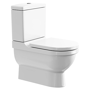 Duravit Starck 3 Toilet WonderGliss 3D model image 1 