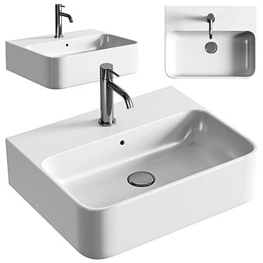 Elegant Navona Basin for You 3D model image 1 