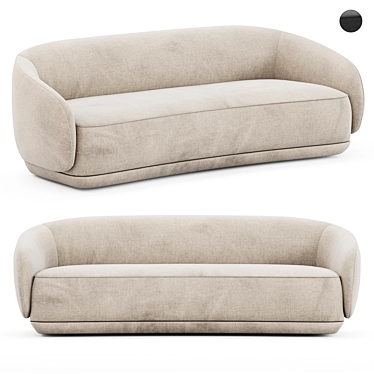 Elegant Bolzano Sofa BoConcept 3D model image 1 