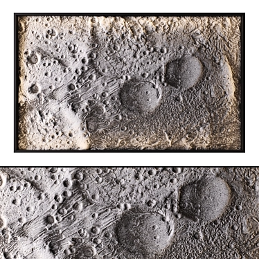 Decorative wall SURFACE OF THE MOON