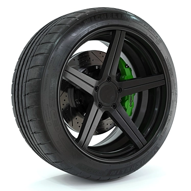 Michelin pilot sport 4 s tire & D2 forged rim