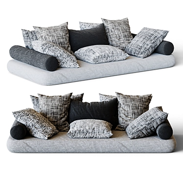 Corona-Pillows Set, 3Ds Model 3D model image 1 