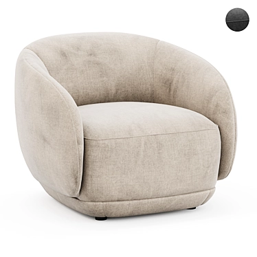 BoConcept Bolzano Chair: Modern Elegance 3D model image 1 