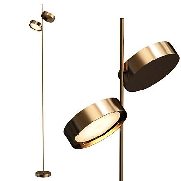 Modern Berlin Floor Lamp 3D model image 1 