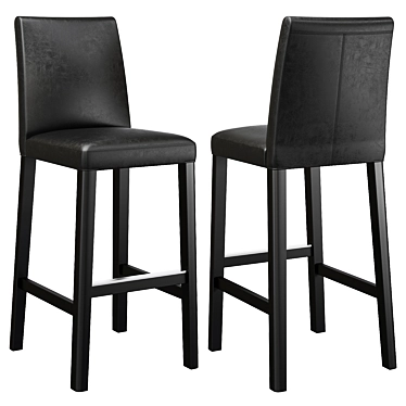 Elegant Bergmund Bar Stool 3D model image 1 