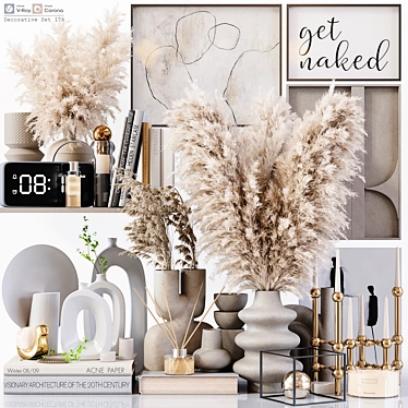 Elegant Decor Set with 3Dmax 3D model image 1 