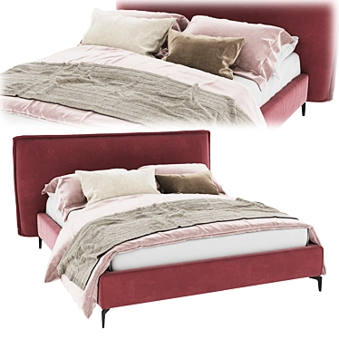 Title: Dream Sophie Bedframe 3D model image 1 