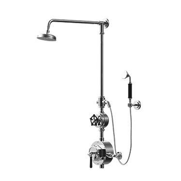 Regulator External Thermostatic Shower 3D model image 1 